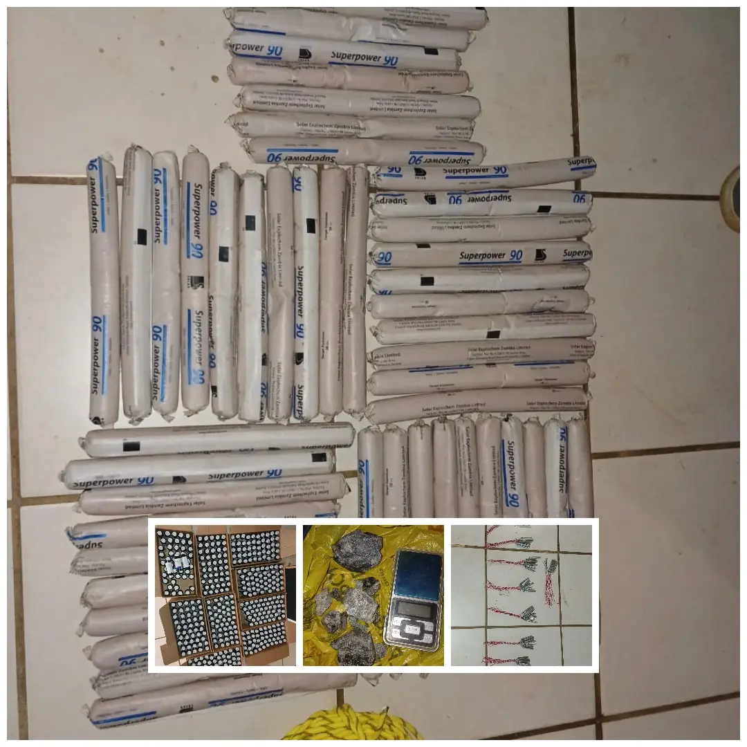 explosives medication and gold