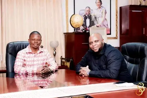 Floyd Shivambu and Prophet Shepherd Bushiri