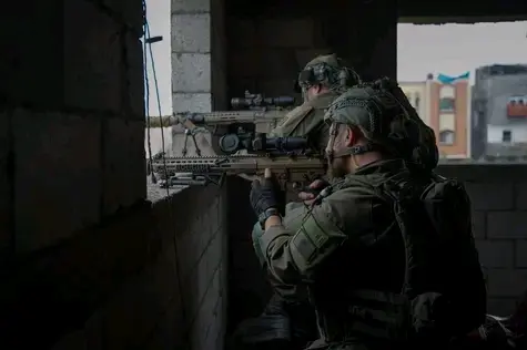 Israeli snipers in Gaza