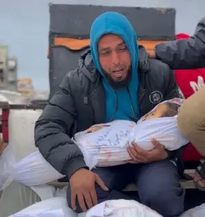 Gazan father