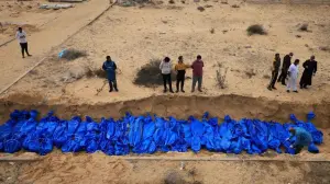 Gaza mass grave