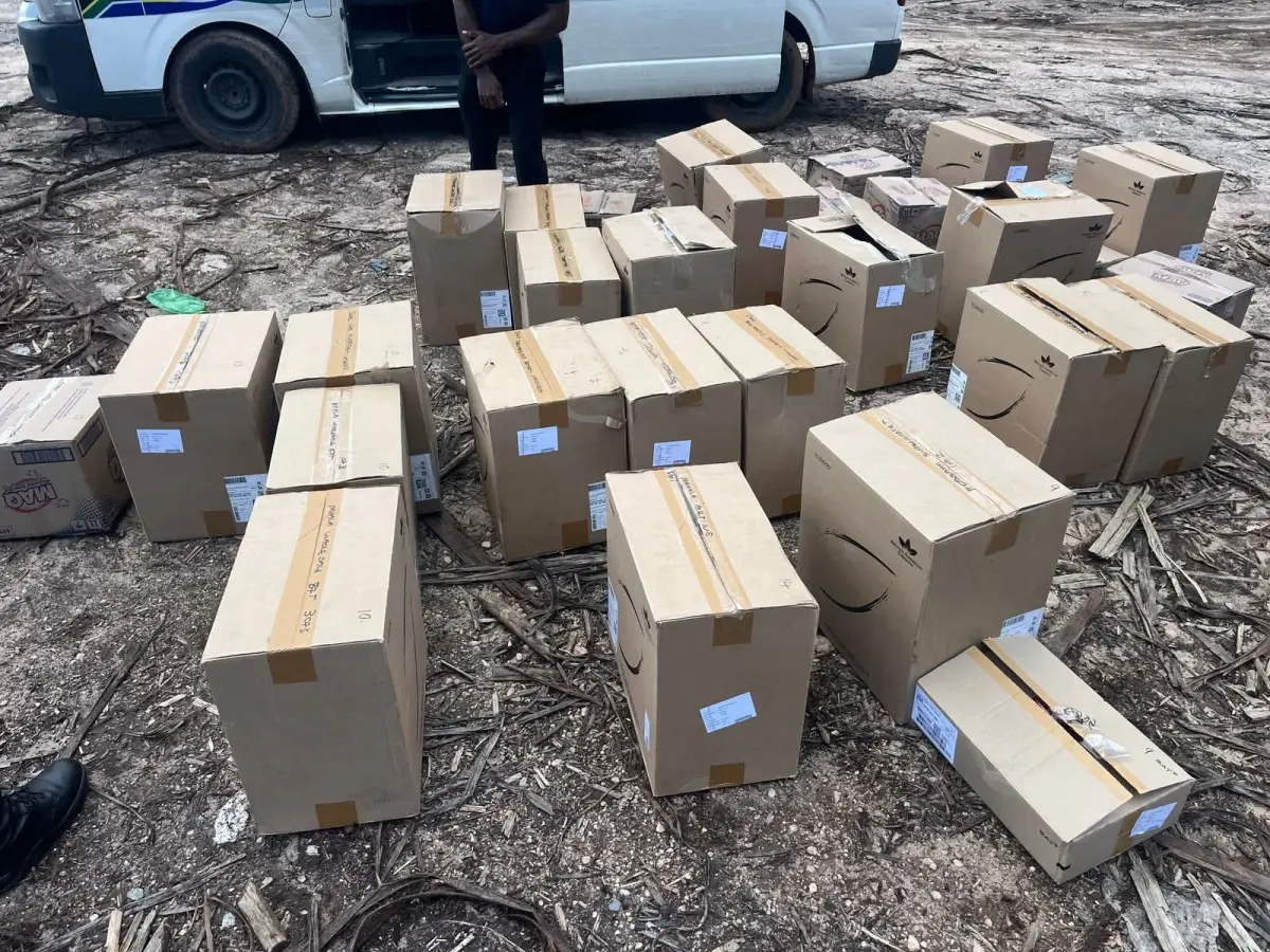 Boxes of cigarettes