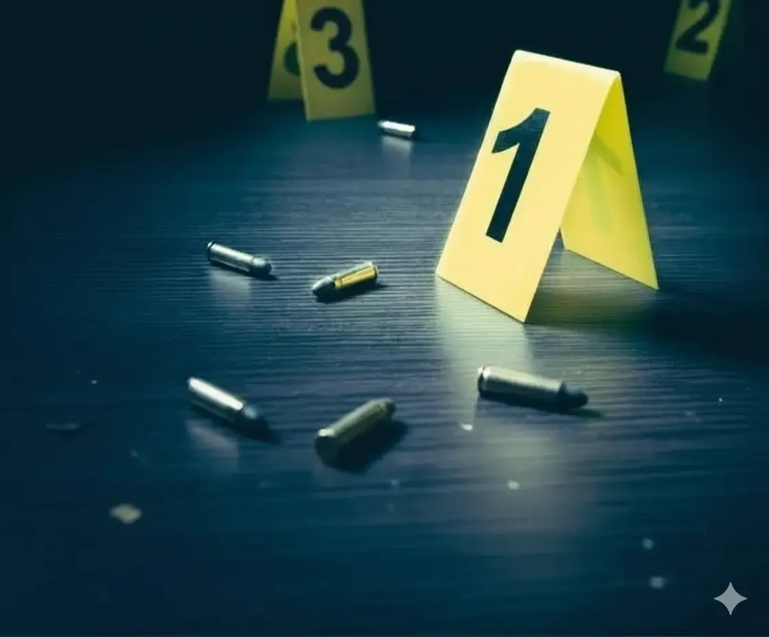 Bullets in the crime scene