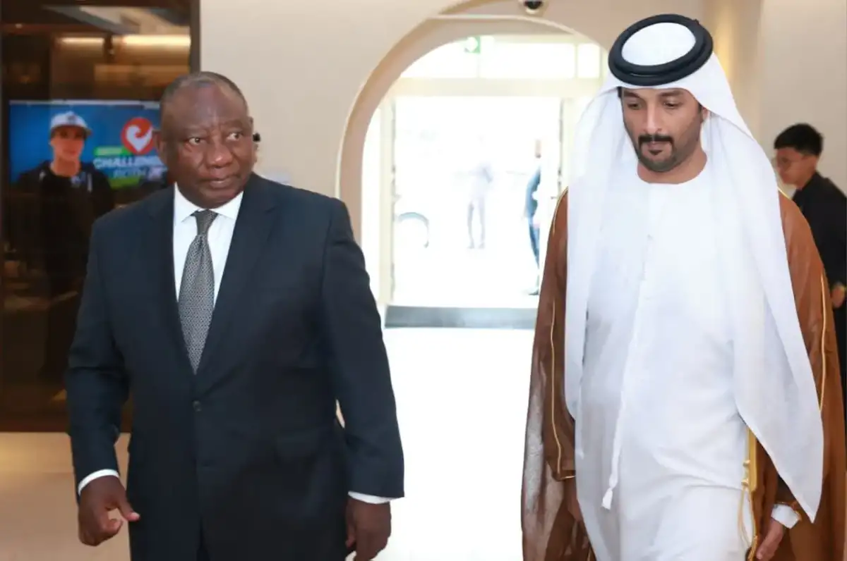 President Ramaphosa arrives in UAE to attend Abu Dhabi Sustainability Week