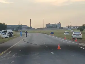 Crime scene on R59 in Meyerton