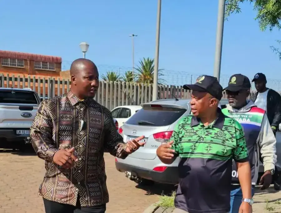 Xolani Khumalo and Herman Mashaba