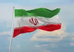 The flag of Iran