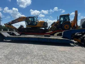The recovery construction machineries stolen on site at Nkandla in KwaZulu-Natal