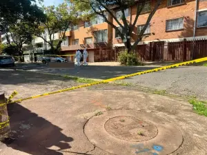 Yeoville crime scene following shootout with SAPS