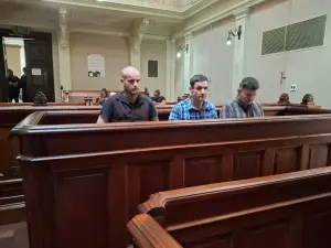 Jaco Wessels Kemp,Louise Coetzee, and Gert Frederik van der Westhuizen in court for sentencing