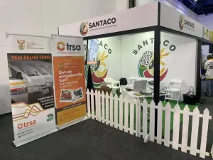 SANTACO display during Smarter Mobility Africa 2025 Summit