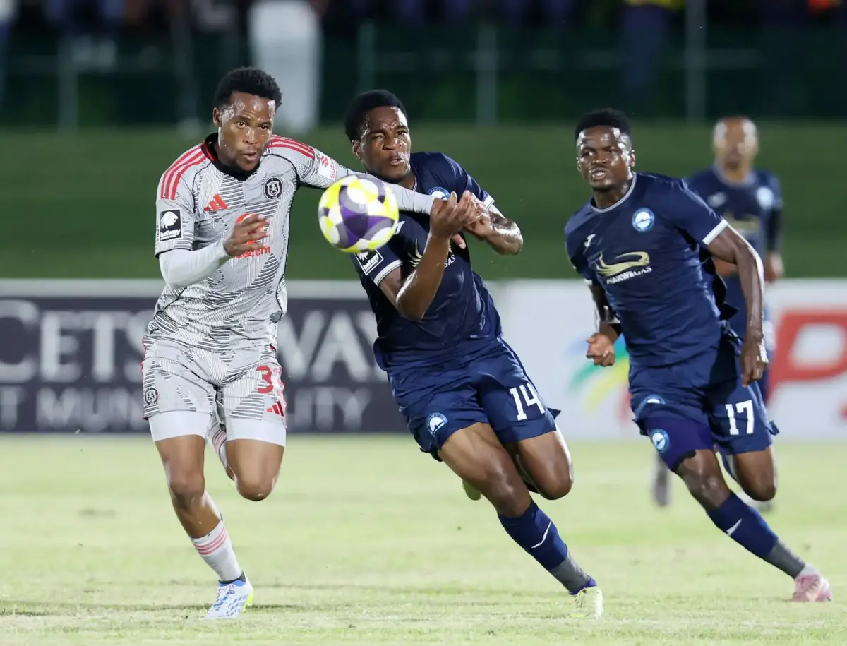 Orlando Pirates vs Richards Bay during Betway Premiership clash at uMhlathuze Stadium