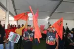 South African Communist Party (SACP) supporters during 33rd anniversary of Chris Hani assassination
