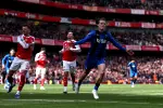 Arsenal vs AFC Bournemouth during English Premier League clash at Emirates