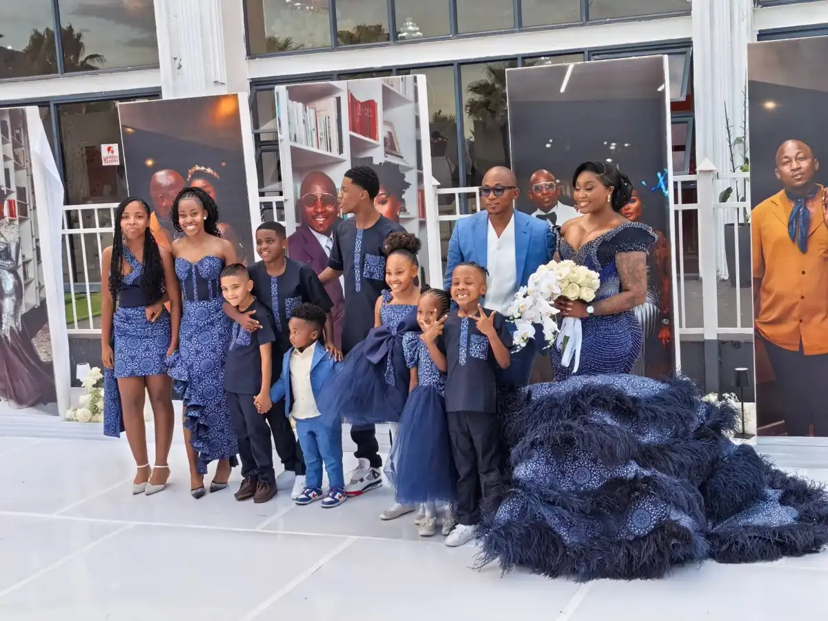 Love in full bloom: Khuli Chana and Lamiez Holworthy's white wedding extravaganza