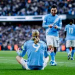 Manchester City vs Arsenal during English Premier League clash at Etihad Stadium
