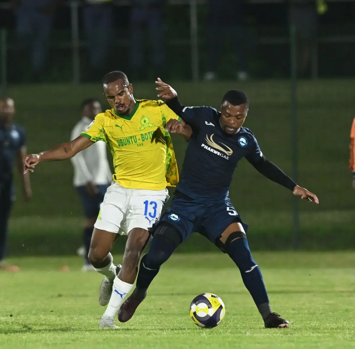 Richards Bay vs Mamelodi Sundowns during Betway Premiership clash at uMhlathuze Stadium