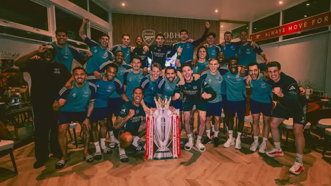 The 22-year wait is over: Arsenal crowned Premier League champions