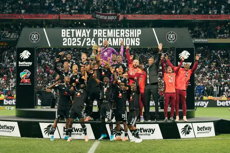 Orlando Pirates crowned Betway Premiership champions for the 2025/26 season at Mbombela Stadium