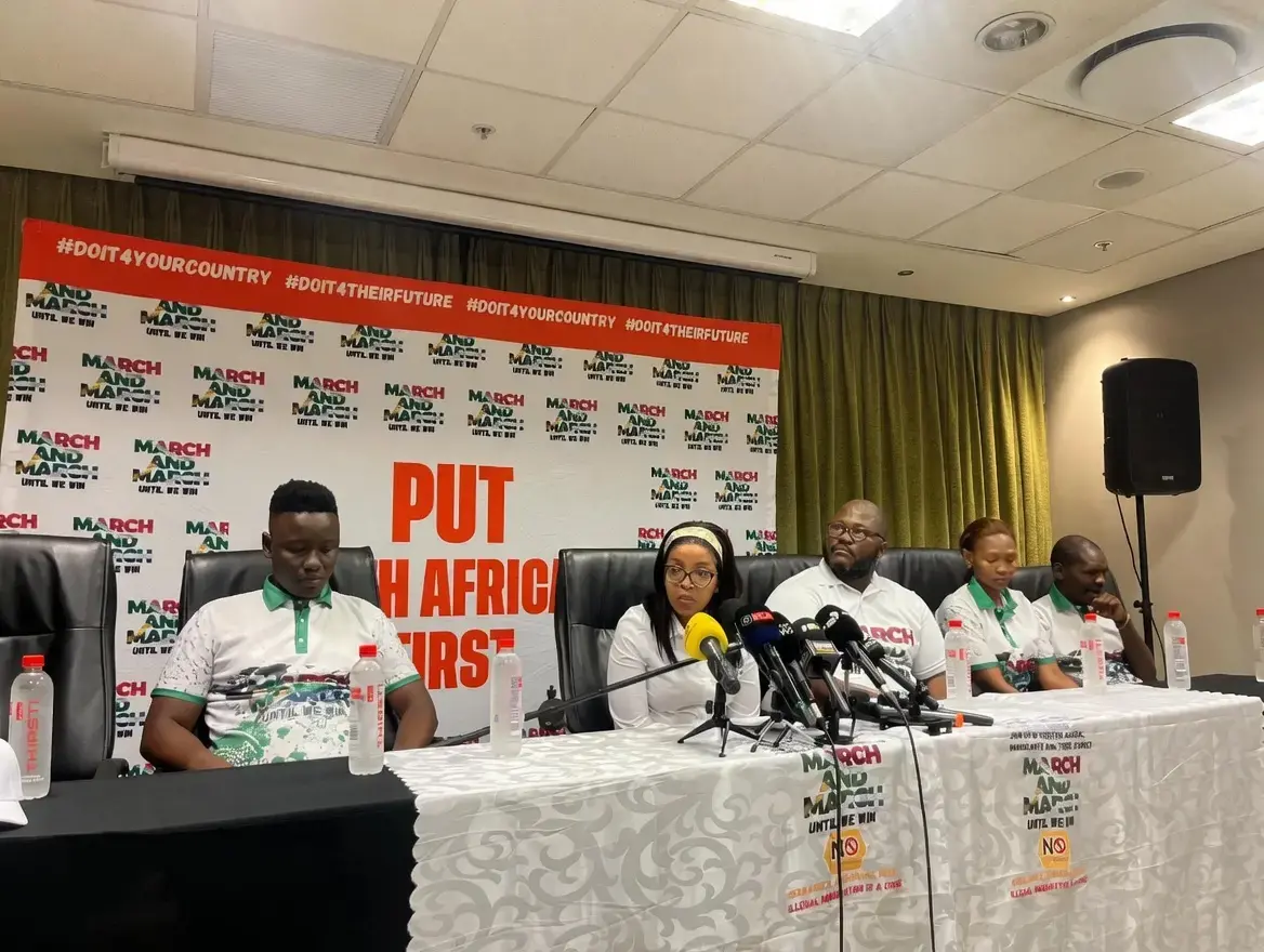March and March Movement leadership during the State of the Nation address
