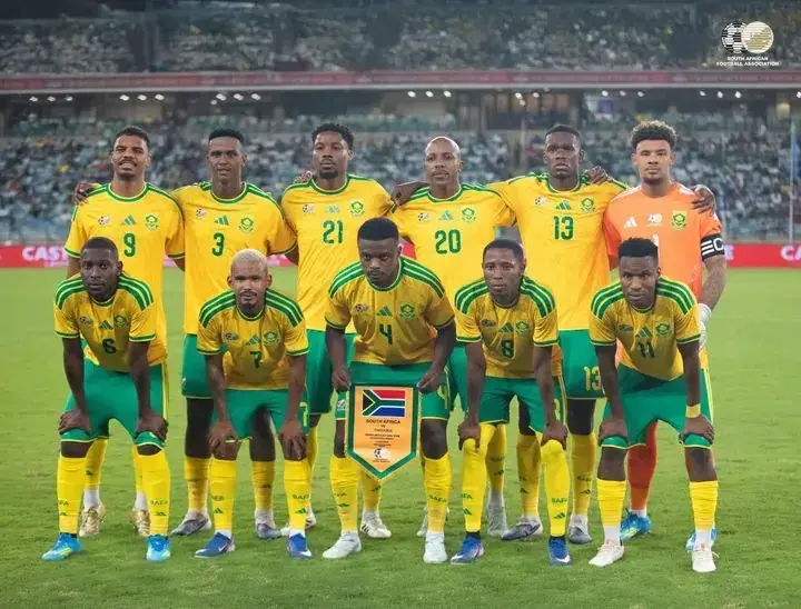 Bafana Bafana squad that will represent South Africa in FIFA World Cup 2026