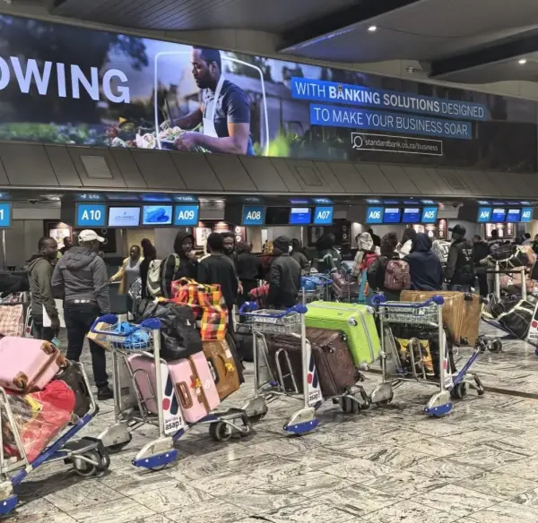 Collaborative repatriation effort sees 340 Ghanaian nationals depart South Africa