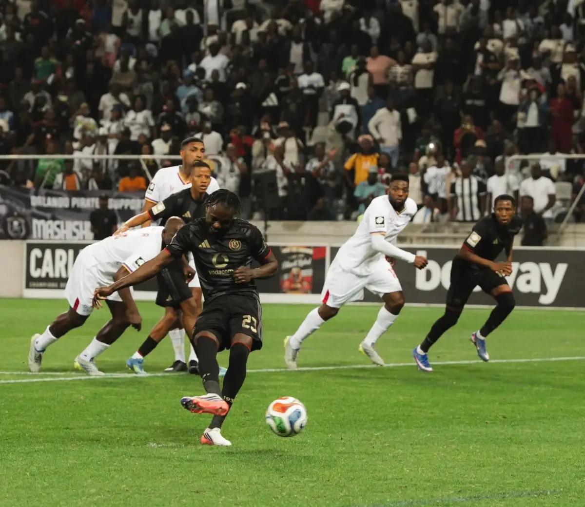 Orlando Pirates cruise to 4-0 victory over Kruger to stay top of Betway Premiership