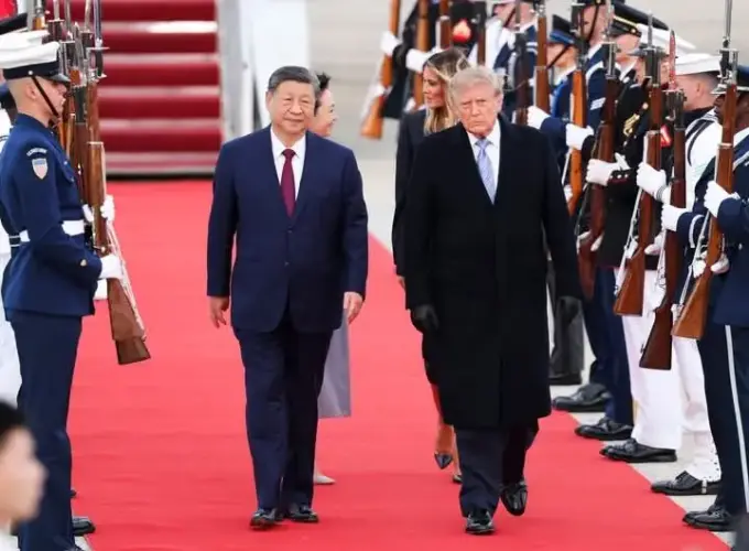 Xi Jinping arrives in Washington for high-stakes summit with Trump