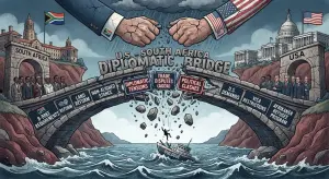 The diplomatic tension between South Africa and United States of America is deepening