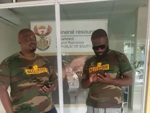 Solomon "MySol" Soka Madibela and Benjy Maponya